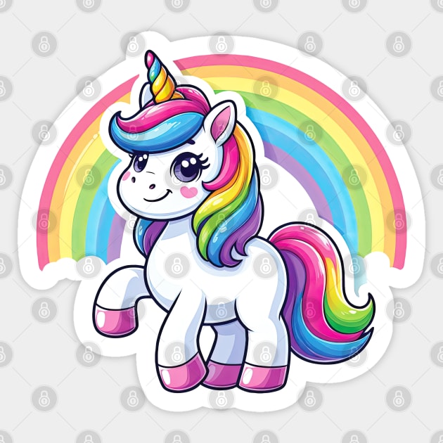 Unicorn S02 D38 Sticker by Houerd